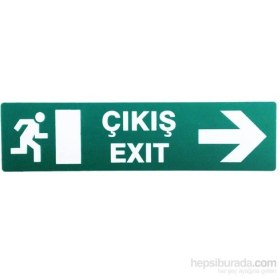 Resim İzmir Serigrafi Pvc Levha "Çıkış Sağ" 