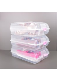 Resim Bayan Ayakkabı Koruma Kutusu Saklama Kutusu 1 Adet 