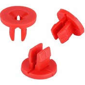 Resim Lasonstiges 50 Adet Otomatik Somun Grommet Klipleri Ford Kırmızı Plastik Sabit Grommet Araba Bağlantı Elemanları Için Bigs 9mm Delik 