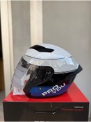 Resim mx aksesuar PROYOU Güneş Gözlüklü Yarım Kask - Açık Kask 