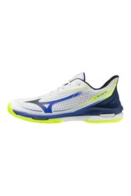 Resim Mizuno Wave Exceed Tour 7 AC Erkek Tenis Ayakkabısı Beyaz / Lacivert 