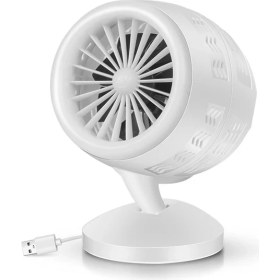 Resim Zsykd Mini USB Hava Konveksiyon Döngüsü Elektrikli Fan Hava Soğutucu Beyaz (Yurt Dışından) 