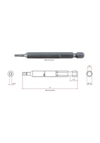 Resim vessel 424082 Allen Bits Uç 25x75 MM 