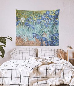 Resim Van Gogh Irises Duvar Örtüsü 