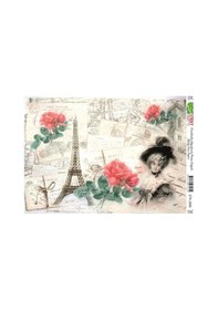 Resim Rich Kendinden Yapışkanlı Pirinç Dekopaj Kağıdı Stk2696 