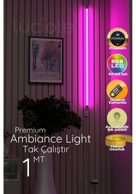Resim Köşe Led Lambader Işık Uzaktan Kumandalı Renk Animasyon Yapışkanlı Newlightpe 