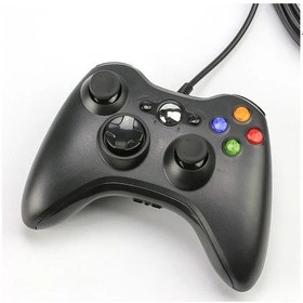 Resim Windows 7/8/10 İçin Pc Denetleyicisi İçin Siyah-usb Kablolu Titreşim Gamepad Joystick Hayır 