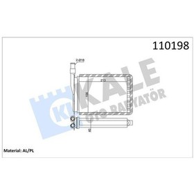 Resim Kale 0581852al - Kalorifer Radyatörü R9-r11-exp 212 156 2 Sıra A 