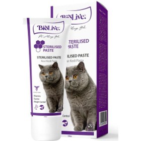 Resim Biolive Kısır Kediler İçin Tüy Yumağı Önleyici Vitamin Malt Paste 100 G 