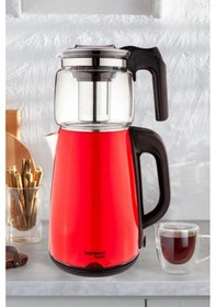 Resim Bambum Teatech Cam Demlikli 2 L Çay Makinası Su Isıtıcı Kettle 