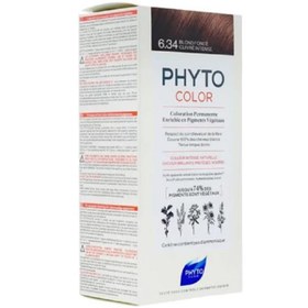 Resim Phyto Color Saç Boyası 6.34 Koyu Kumral Dore Bakır 