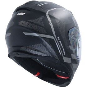 Resim Scorpion Exo 491 Evo Kripta Kapalı Motosiklet Kaskı Mat Siyah Gümüş 