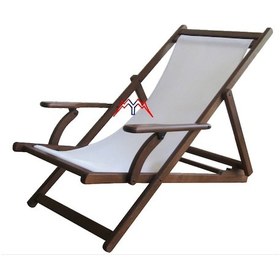 Resim Motoryagmarket Belek Kademeli Ahşap Şezlong Pvc Gerdirme -Dayanıklı Ve Rahat 
