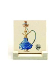 Resim İstanbul NargileBaskılı Doğaltaş Masaüstlük 