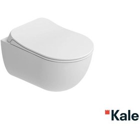 Resim Kale Zero 2.0 Kanalsız Asma Klozet + Ultra Slim Yavaş Kapanan Klozet Kapağı Beyaz 