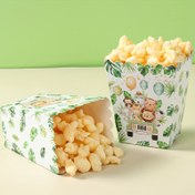 Resim 8'li Popcorn Kapları Seti, Boşuna Bir Orman Hayvanı Safari Temalı Doğum Günü Kutlaması İçin Mükemmel, Düğünler ve Gelin Duşları İçin Şeker Kutuları, Atıştırmalık Hediyelik Kutuları ve Etkinlik Partileri İçin Hediyeler. 