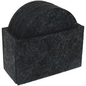 Resim Wangchuang Koyu Gri 1 40%hot8 Parça Keçe Yuvarlak Kare Altıgen Yalıtımlı Bardak Masa Üstü Kapak Isıya Dayanıklı Bardak Kahve Çay Yemek Masası Plac (Yurt Dışından) 