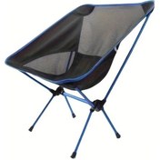 Resim Dashanshop Ergonomik Alüminyum Katlanabilir Kamp Sandalyesi Koyu Mavi Hafif Tasinabilir 99 79kg Kapasite Koyu Mavi 