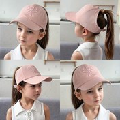 Resim 1 adet Gençlerin Yaz Beyzbol Şapkası, Dikişli Yaylı - Hafif, Ayarlanabilir Snapback, Kızlar ve Erkekler İçin, Pembe ve Beyaz Yay Tasarımı, Açık Hava Aktiviteleri, Plaj, Yürüyüş İçin Mükemmel, 3-8 Yaş İçin Uygun, Gençlerin Güneş Koruma Şapkası, Rahat Genç Giyim, Şık Dikiş 