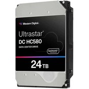 Resim Wd Ultrastar HC580 0F62796 WUH722424ALE6L4 3.5" 24 TB 7200 RPM 512 MB SATA HDD 