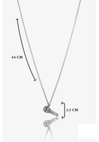 Resim Mikrofon Solist Hediye Paslanmaz Çelik Kalite 316l Kolye Çelik 