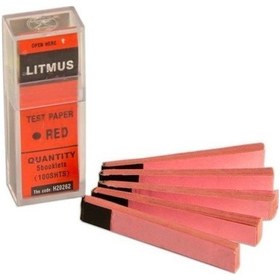 Resim Turnusol Kağıdı Kırmızı 100 Strip Paket 