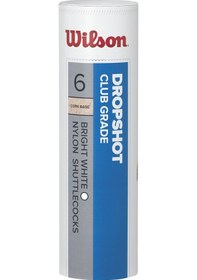 Resim Wilson Badminton Topu Dropshot 6'lı Beyaz Wrt6046wh 