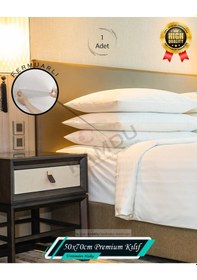 Resim 1 Adet Premium 50x70cm Fermuarlı Yastık İç Kılıf, Pamuklu Yastık Şiltesi, Yastık Kılıfı, 