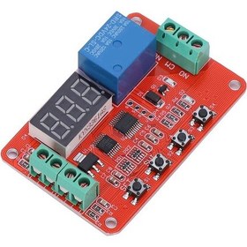 Resim Dvb01 Dc12v Modül Voltmetre Şarj Deşarj Koruma Voltaj Aralık Karşılaştırıcı 220v 6a Röle Kontrol 
