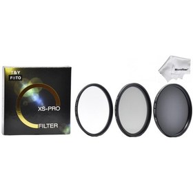 Resim Tianya 52 MM XS-Pro Slim UV + Slim CPL Polarize + ND8 ND Filtre 