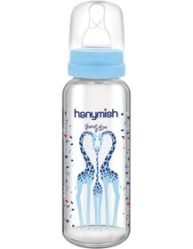 Resim Hanymish Cam Biberon 240 ML - Mavi 