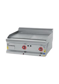 Resim Karacasan Endüstriyel 80 Cm 700 Seri Set Üstü Lpg Tüplü Tam Kanallı Izgara 