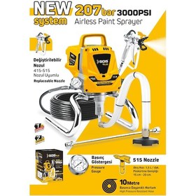 Resim Sgs Plus SGS5280 - 207 Bar Profesyonel Elektrikli Boya Püskürtme Makinesi 