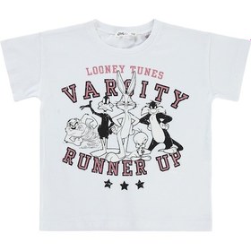 Resim Looney Tunes Kız Çocuk Tişört 2-5 Yaş Beyaz 18849182124s1 Beyaz 