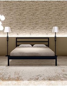 Resim GM 225 VİGOM ÇİFT KİŞİLİK METAL KARYOLA SİYAH 150 * 200 CM 
