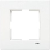 Resim VİKO Beyaz Karre Tekli Çerçeve (VİKO.90960200) 