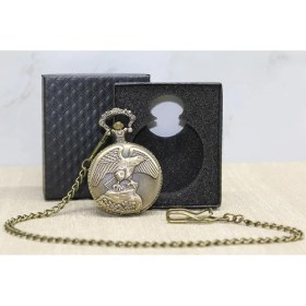 Resim Özel Kutulu Kartal'lı Köstekli Saat ALK2616 