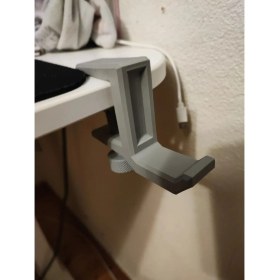 Resim Ayarlanabilir Sıkıştırmalı Masaüstü Kulaklık Tutucu Stand 