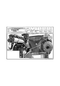 Resim Kappa Klx528 Suzukı Dl 1000 V-strom 02-11 Kawasakı Klv 1000 04-10 Yan Çanta Taşıyıcı Tek Renk 