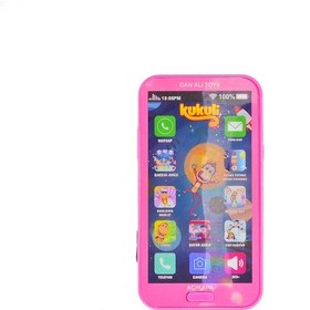Resim Cep Telefonu Oyuncak Kukuli Pembe Işıklı Sesli Türkçe 
