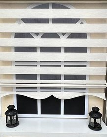 Resim StorBurada Zebra Stor Perde Krem Etek Dilimli Z-STB400V12 Krem 40 x 200 