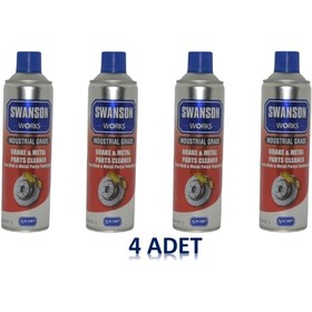 Resim SWANSON Fren Disk Ve Metal Temizleme Sprey 500ml 4 Adet 