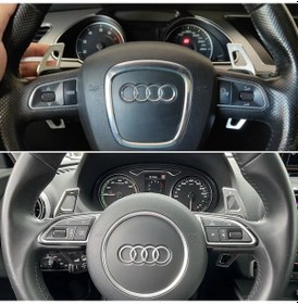 Resim Audi A6 C7 F1 Paddle Shifter Gümüş Renk Küçük Boy 2012-2017 