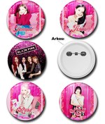 Resim Tılsım Poster Black Pink 5 Adet Iğneli Buton Rozet Jennie, Lisa, Rose, Jisoo, Button 