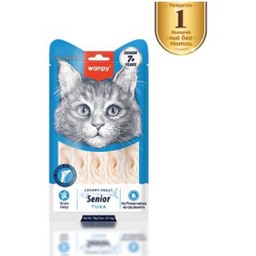 Resim Wanpy Ton Balıklı 7+ Yaş Kedi Krema Ödülü 5 14 Gr 