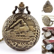 Resim keyfimshop Kişiye Özel Trenn Kabartmalı Quartz Köstekli Saat 