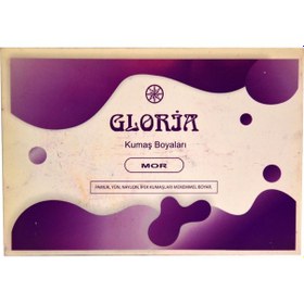 Resim Gloria Kumaş Boyası Mor 10 Gr Paket 