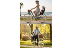 Resim Bisan Sorrento-S Şehir Bisikleti 44 cm V 28 Jant 7 Vites Bebek Mavisi Silver 