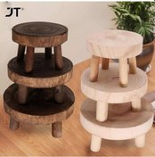 Resim Pot Tepsi-ahşap Bitki Standı Saksı Tabanı Tutucu Dışkı Kapalı Açık Bahçe Etli Tencere Tepsi Çiçek Ekran Bitki Stand Rafı 