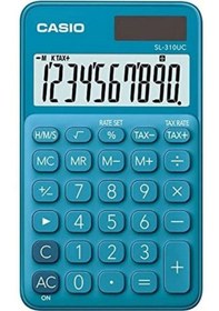 Resim Casio SL-310UC-BU Cep Tipi 10 Hane Hesap Makinesi 